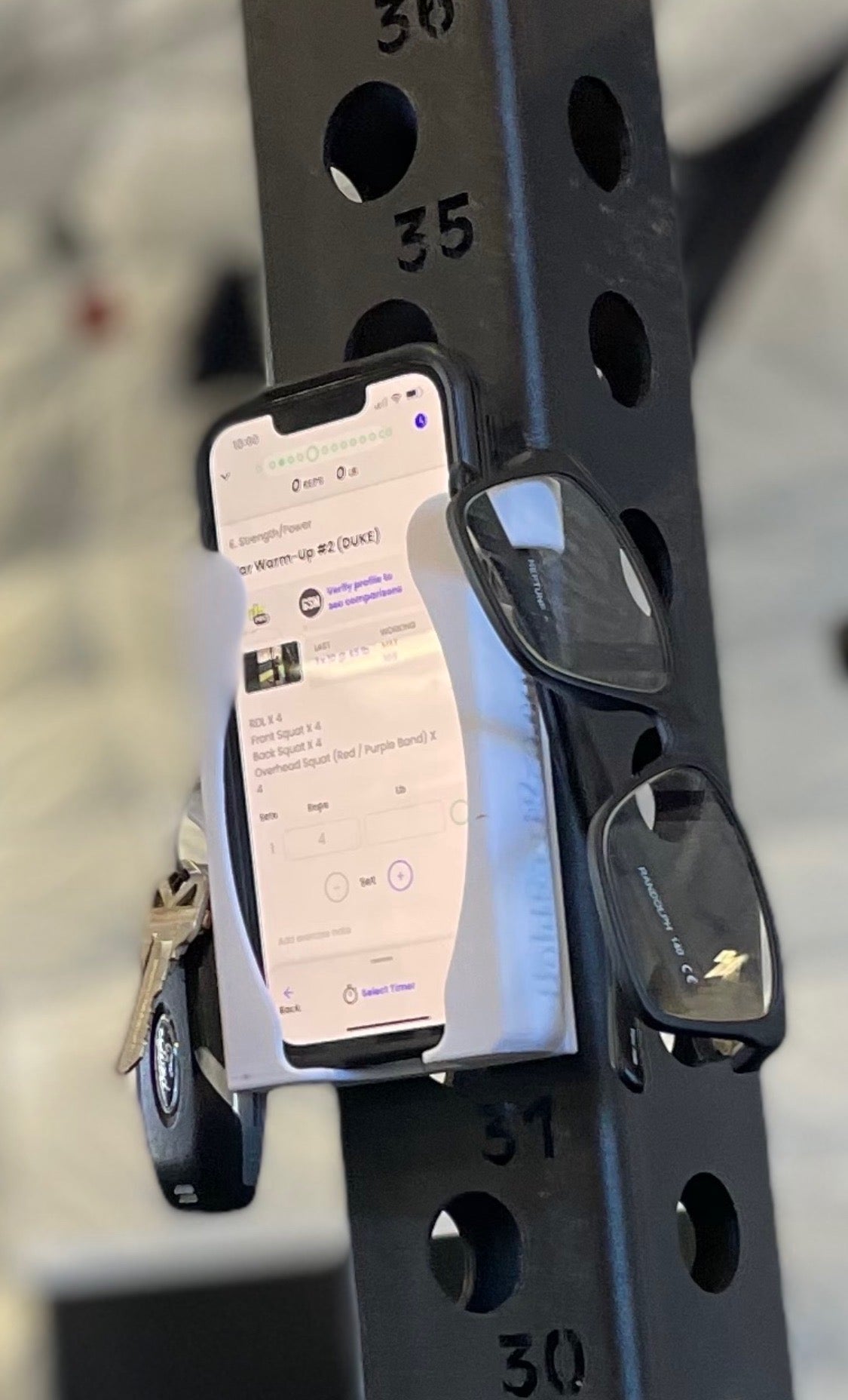 Gym Cell Phone Holder