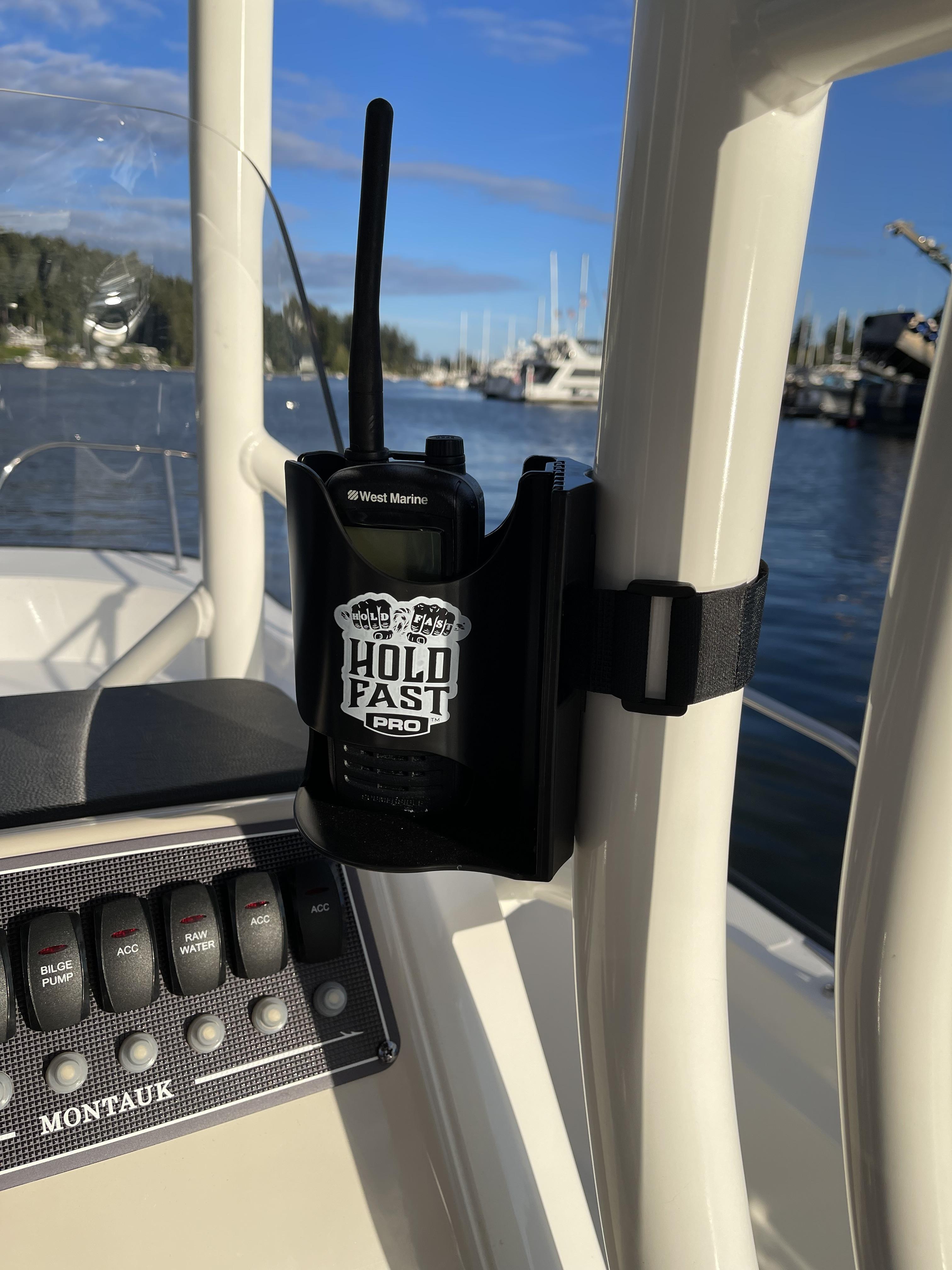 Customer Meredith’s installed cup holder setup