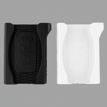 Golf Cart Cell Phone Holder -Adjustable (White & Black)