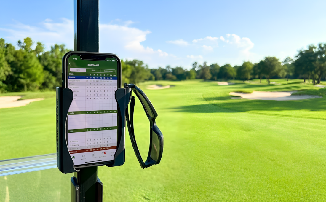 Golf Cart Phone Holder
