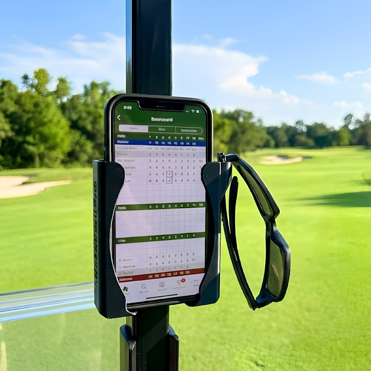 Golf Cart Phone Holder