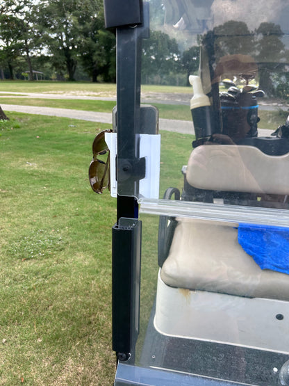 Golf Cart Adjustable Cell Phone Holder (White, Black & Grey)